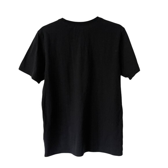 Nike Black Graphic Tee Caterpillar Design Size M Athletic Fit Crew Neck T-Shirt - Picture 3 of 5